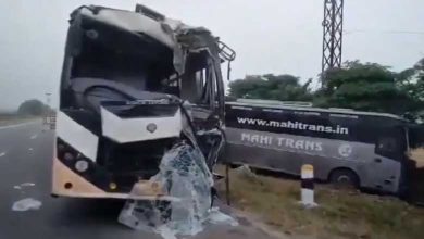 Bus Collision in Suryapet District of Telangana Leaves 30 Injured