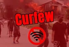 Curfew imposed in Manipur mobile internet suspended