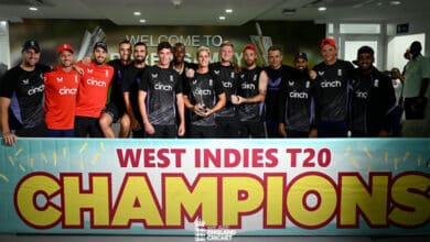 England wins T20 series 3-1 after final match against West Indies is abandoned after only 5 overs