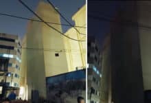 GACHIBOWLI Hyderabad: Four-Storey Building Tilts in Gachibowli: Video