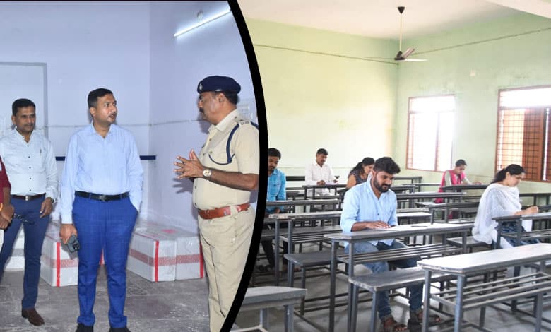 Group-3 Exams Begin Peacefully: Top Officials Ensure Flawless Execution