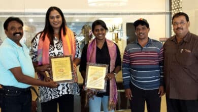 YMCA Honors Legendary Indian Basketball Players Geethu Anna Jose and Anita Pauldurai