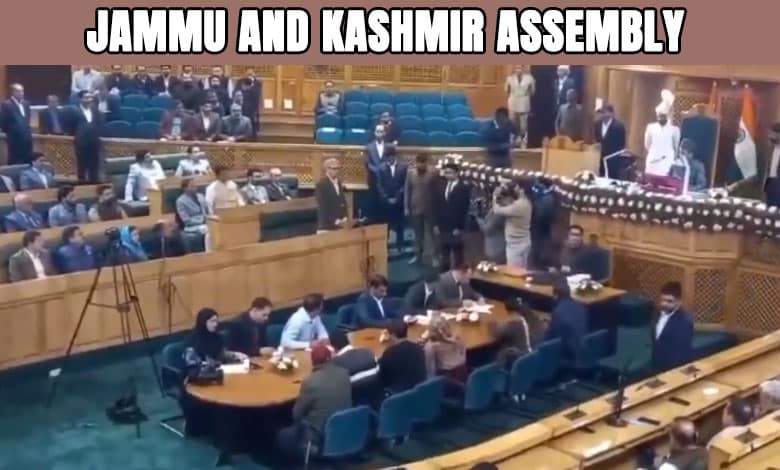 J-K Assembly proceedings disrupted amid uproar over resolution on special status