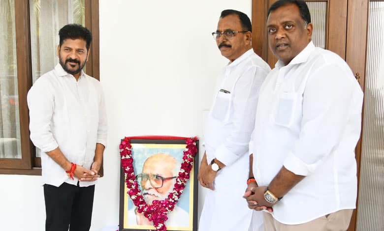 CM Revanth Reddy Pays Tribute to People’s Poet Kaloji Narayana Rao on His Death Anniversary