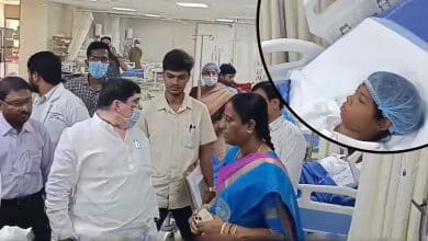 Ministers Ponnam Prabhakar and Konda Surekha Visit NIMS Hospital to Console Students from Asifabad School