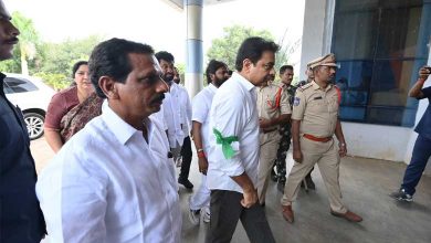 BRS Party Leaders Visit Sangareddy Jail to Meet Latcharla Farmers for Solidarity