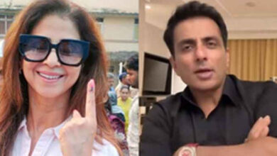 Urmila Matondkar flaunts inked finger, Sonu Sood says ‘responsibility of every citizen’