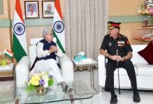 Lieutenant General Dhiraj Seth meets Telangana Governor