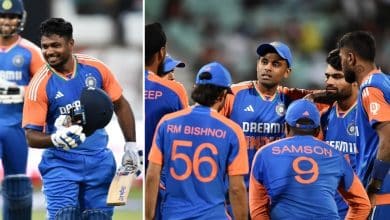 1st T20I: Varun, Ravi claim three-fers after Samson ton as India destroy South Africa