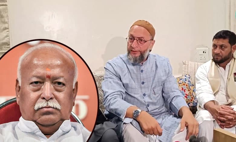 Maratha Reservations and Baby Boom Debates: Owaisi Targets RSS Chief Mohan Bhagwat