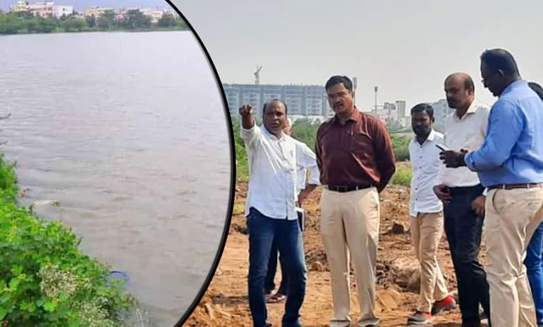 HYDRAA Commissioner Cracks Down on Illegal Activities Near Nanakramguda and Neknampur Lakes