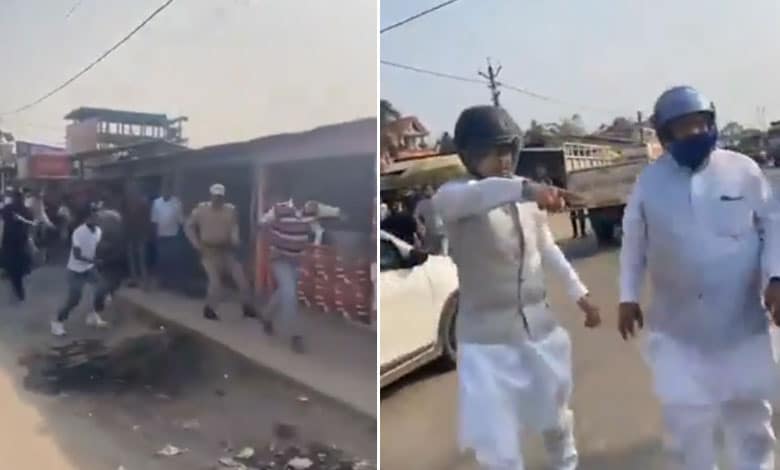 Watch: Congress MP Rakibul Hussain Attacked, Police Fire in Air to Save Him