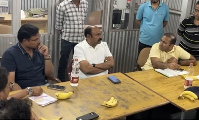 Telangana: SLBC Tunnel Rescue: Hydraa Commissioner Ranganath Oversees Operations