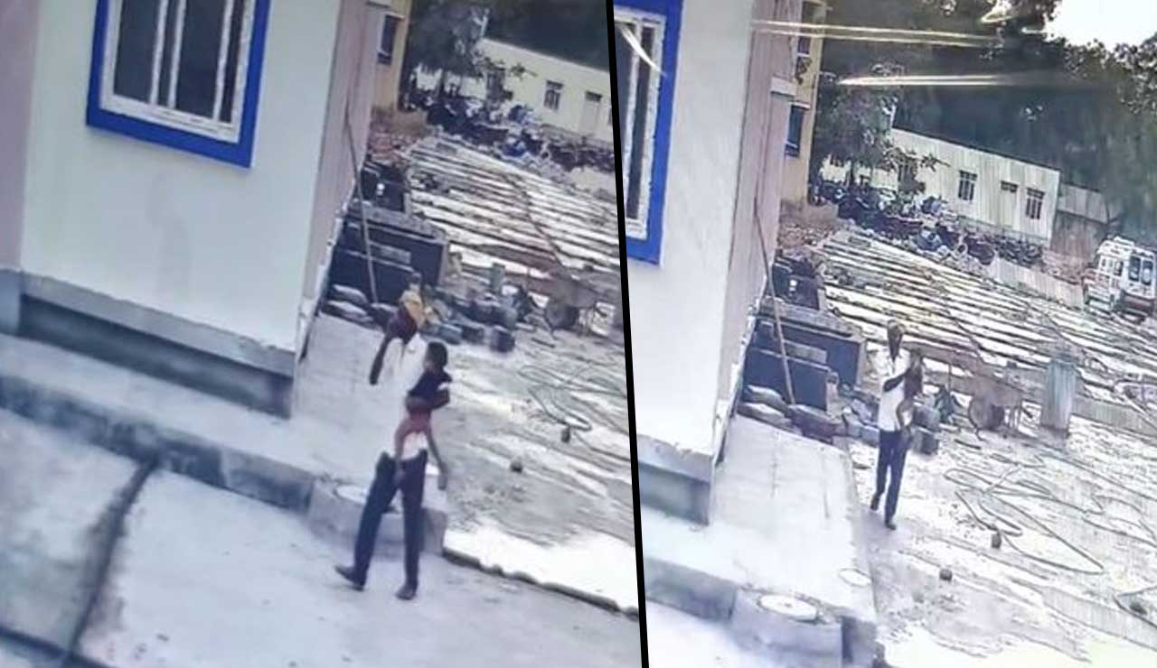 Shocking CCTV Footage: Toddler Kidnapped from Nalgonda Hospital Grounds