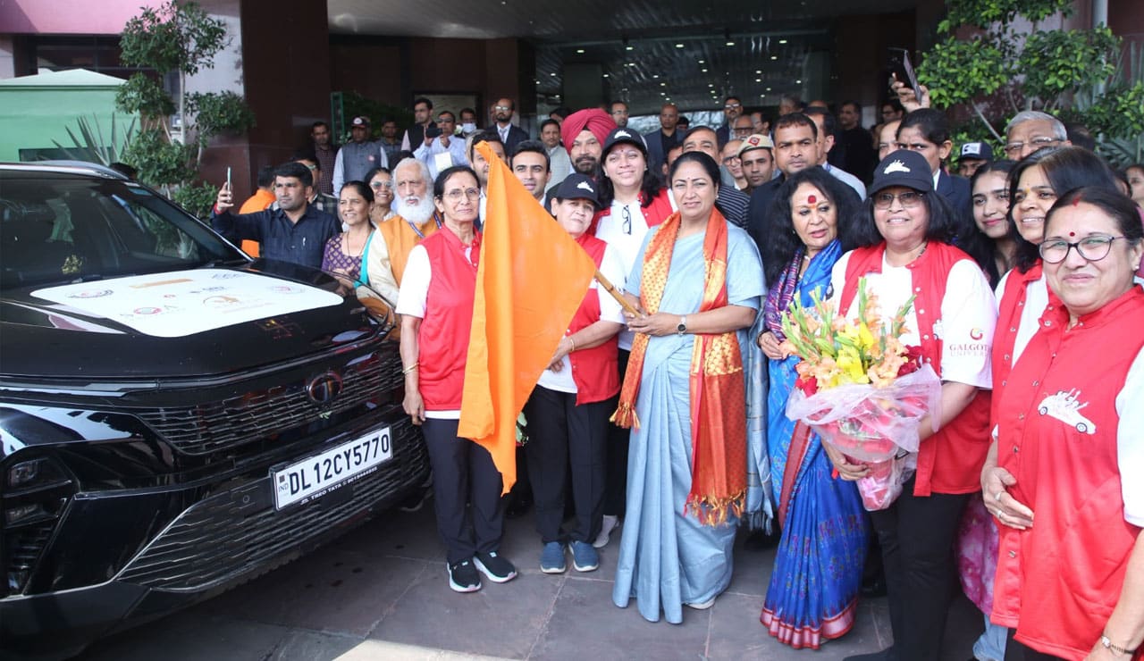 Delhi CM Rekha Gupta Flags Off 'Mothers on Wheels' Road Trip