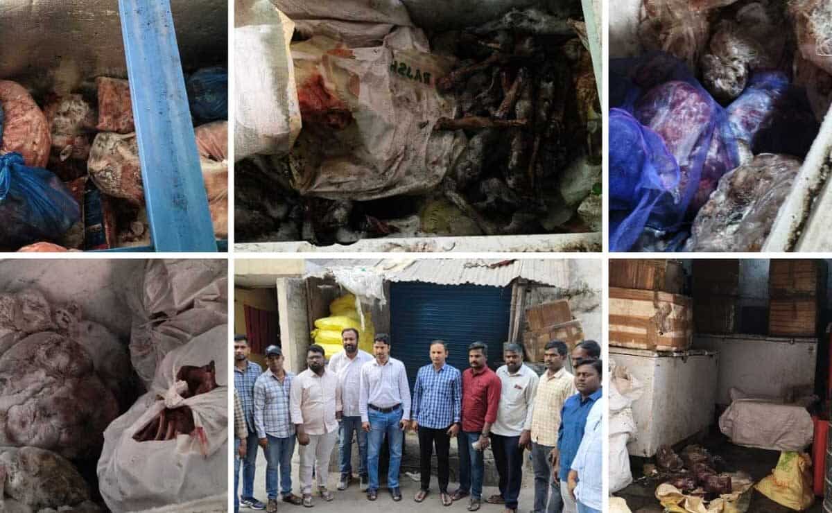 Hyderabad: Man Arrested for Selling Stale Goat and Sheep Offal