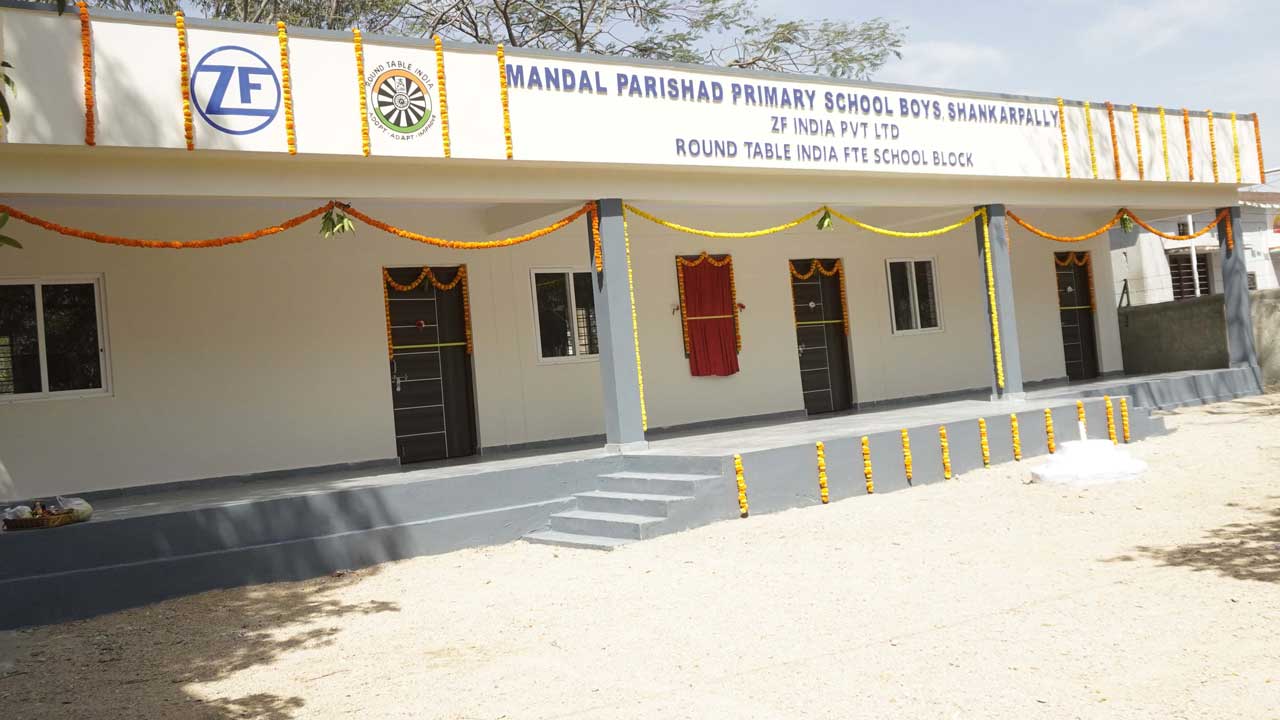 Hyderabad: Four New Classrooms Inaugurated in Government Schools Near Shankarpally