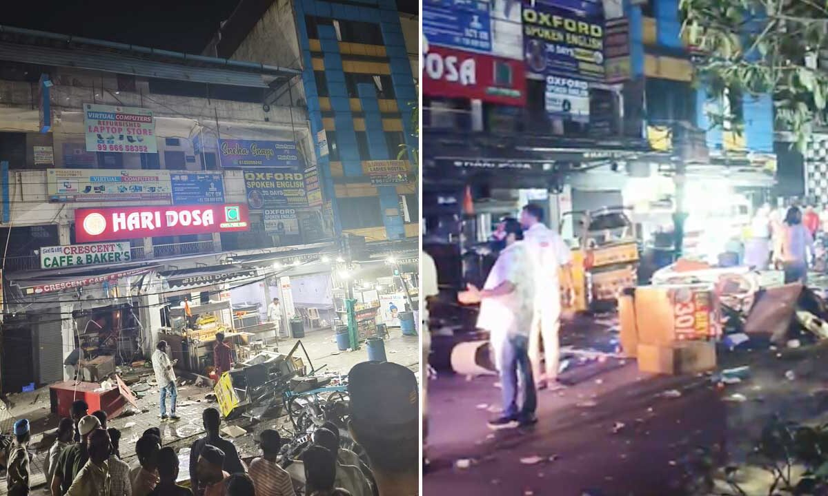 LPG Cylinder Explosion at Ameerpet, Five Injured