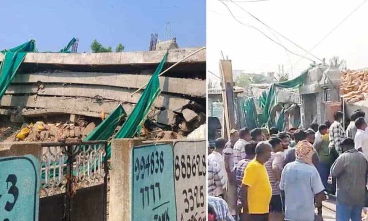 Under-Construction 6-Story Building Collapses in Bhadrachalam, 2 Dead