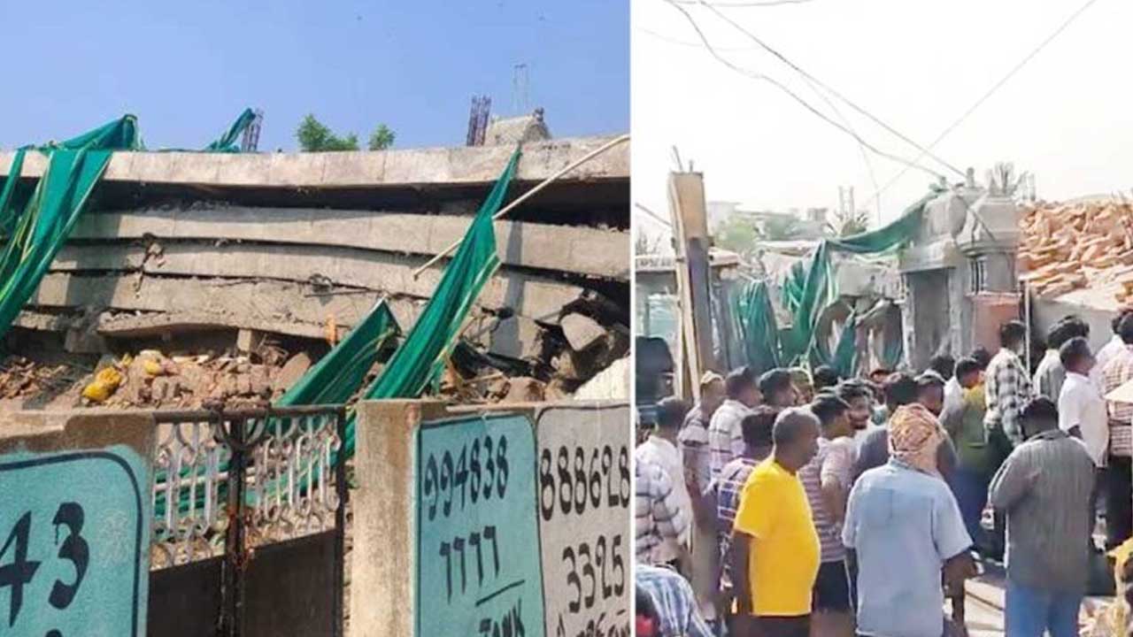 Under-Construction 6-Story Building Collapses in Bhadrachalam, 2 Dead
