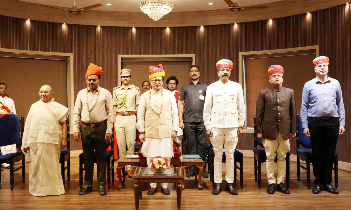 Telangana Governor Shri Jishnu Dev Varma Graces Rajasthan Foundation Day Celebrations at Raj Bhavan, Hyderabad
