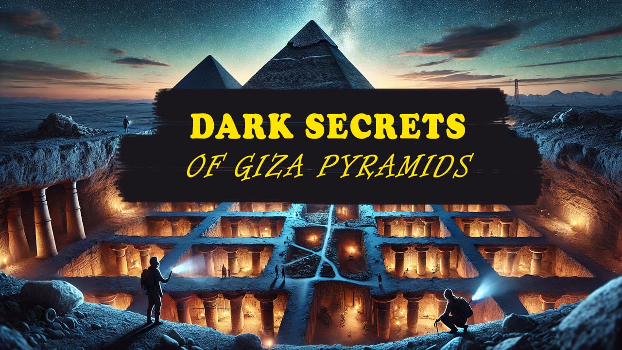 “Giza Pyramids’ Dark Secret? Researchers Claim Ancient Underground City Lies Beneath”