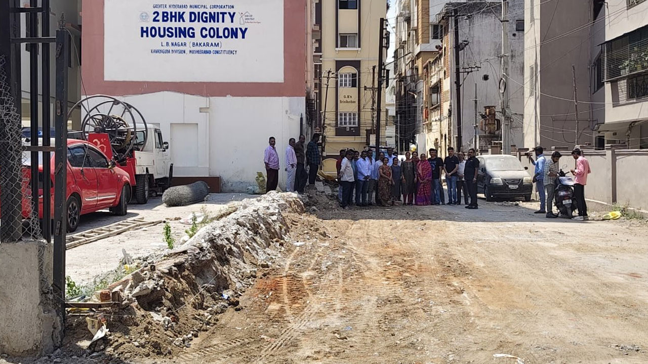 HYDRAA Takes Action Within 48 Hours of Complaint in Kawadiguda Dignity Housing Colony