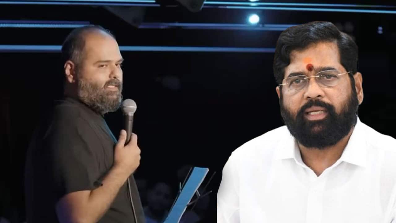 Kunal Kamra's Jibe at Eknath Shinde: 11 Yuva Sena Members Arrested for Vandalising Comedy Club: Video