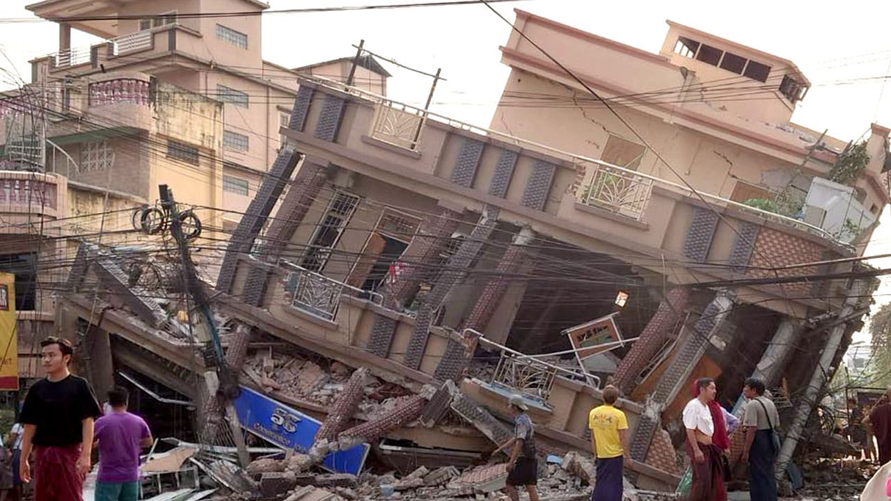 Powerful Earthquake Devastates Myanmar, kills at Least 144, Injures Over 700