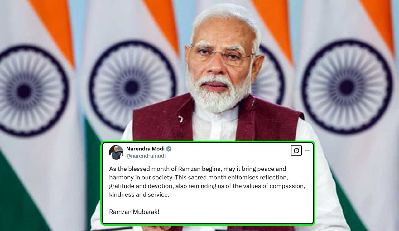 PM Modi Extends Warm Wishes for Ramzan as the Holy Month Begins