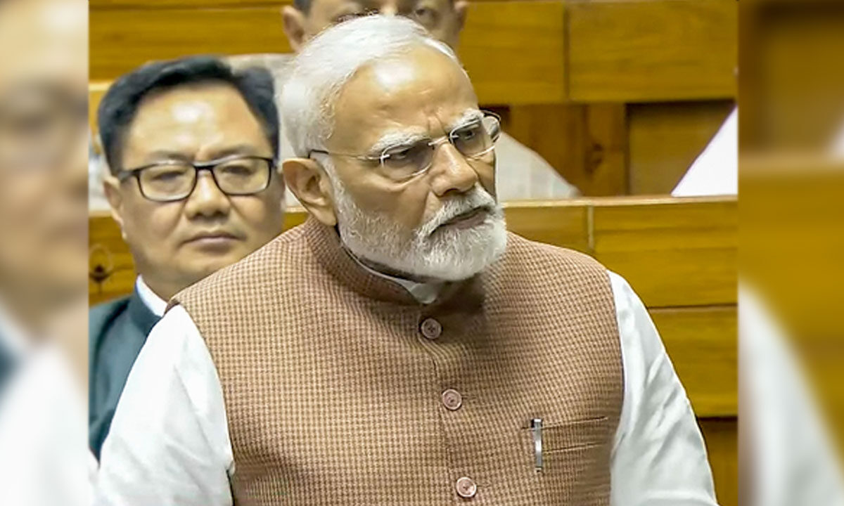 PM Modi’s Maha Kumbh Statement in Lok Sabha Sparks Opposition Uproar