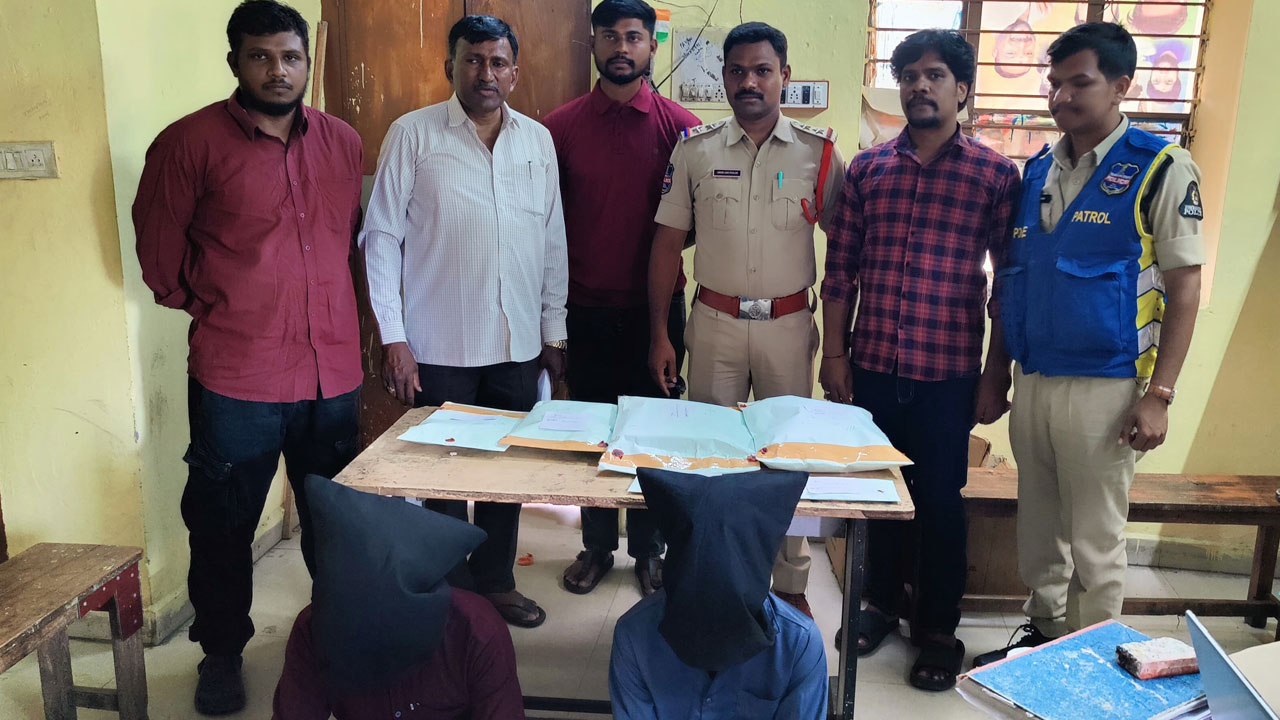 Hyderabad Police Crack Down on Ganja Trade; Two Arrested in Joint Operation