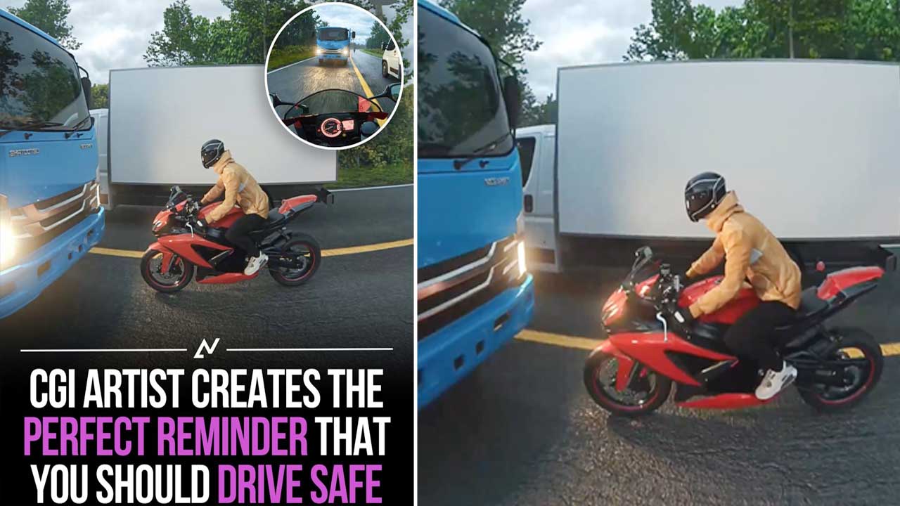 Viral Video: CGI Artist Majid Mousavi Creates a Powerful Road Safety Awareness Clip