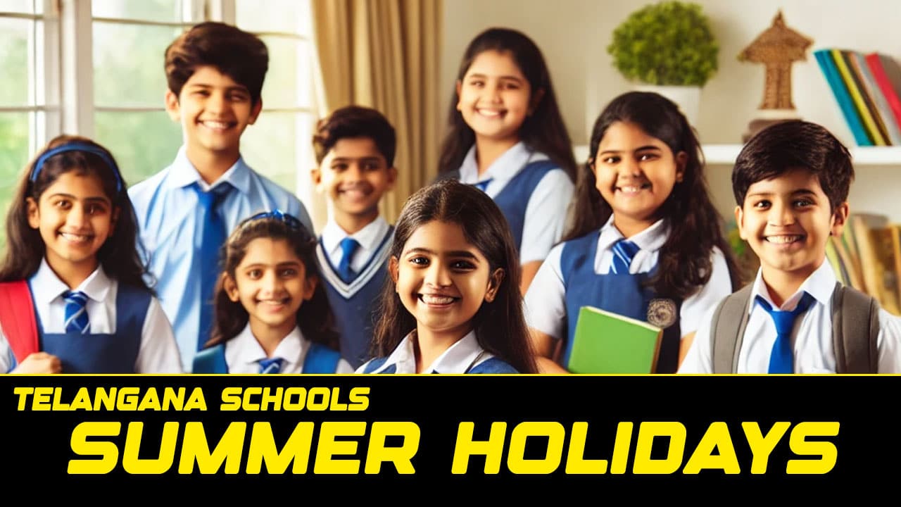 Telangana Schools: Summer Holidays Announced – Full Schedule Inside!