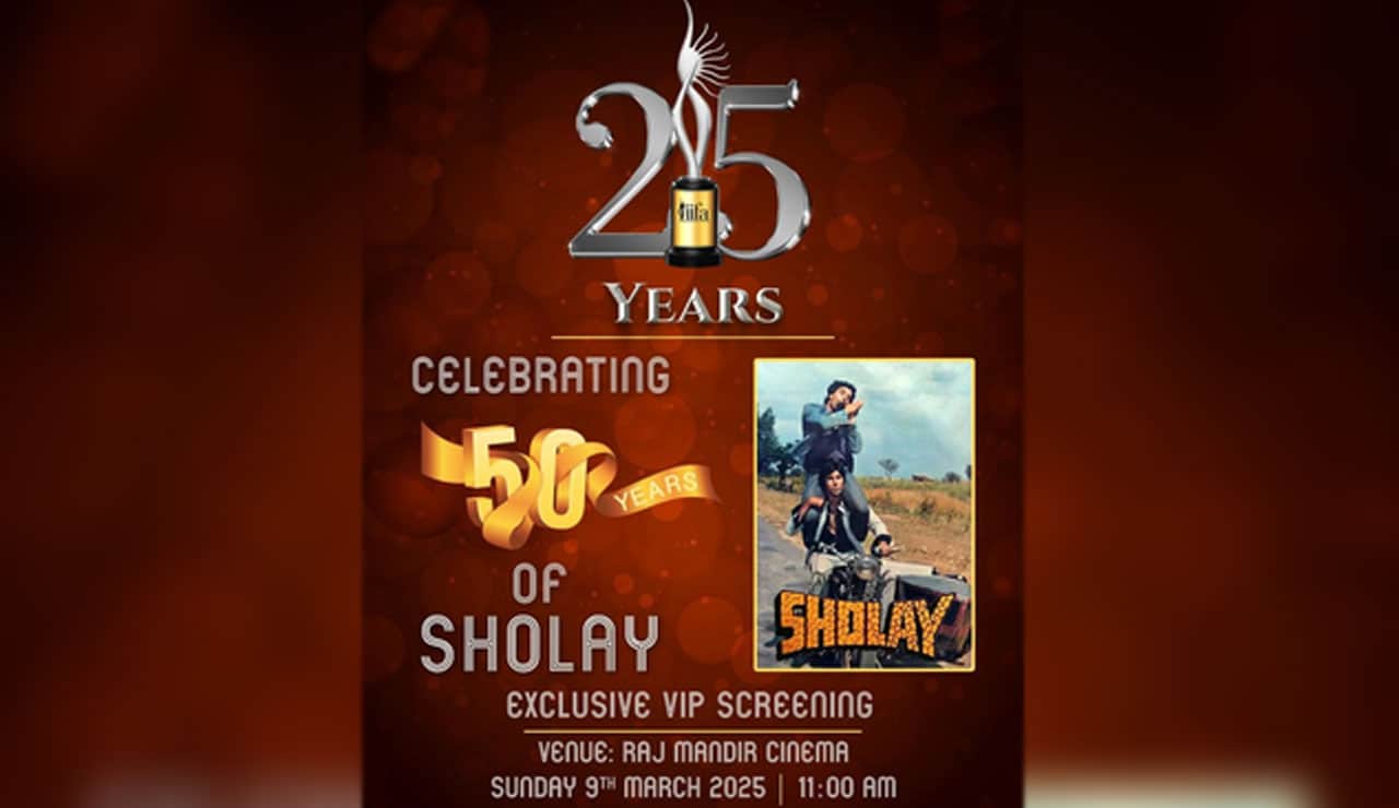 IIFA 2025 to Celebrate 50 Years of ‘Sholay’ with Special Tribute at Raj Mandir Cinema