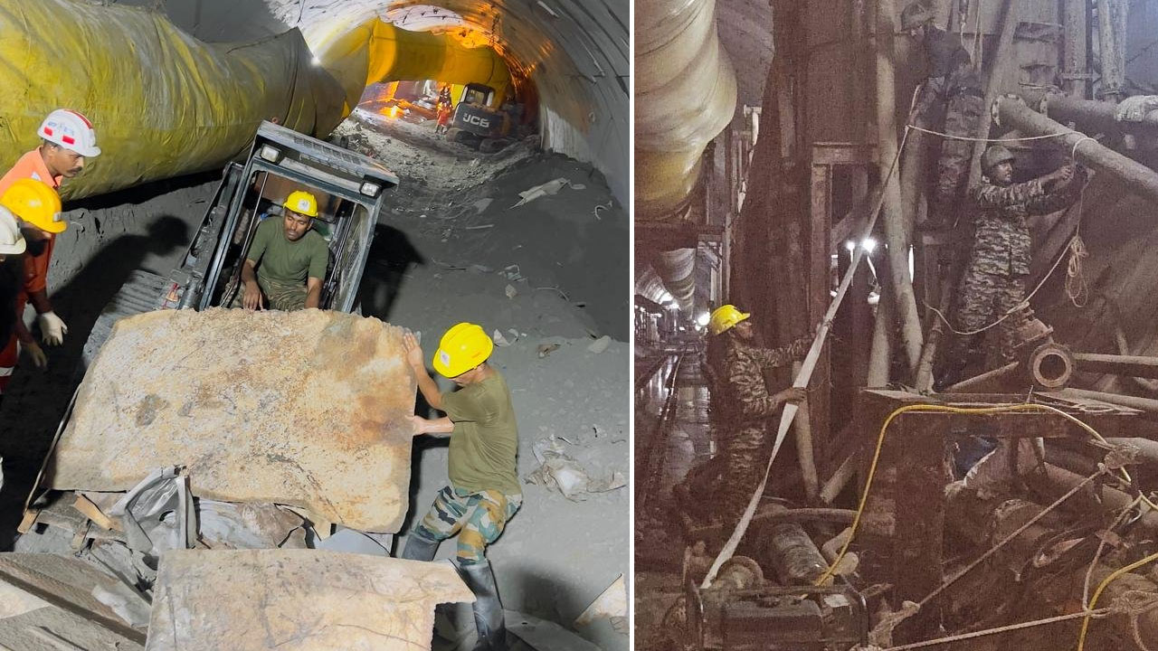 Telangana Tunnel Tragedy: Traces of Human Remains Found Near Loco Track