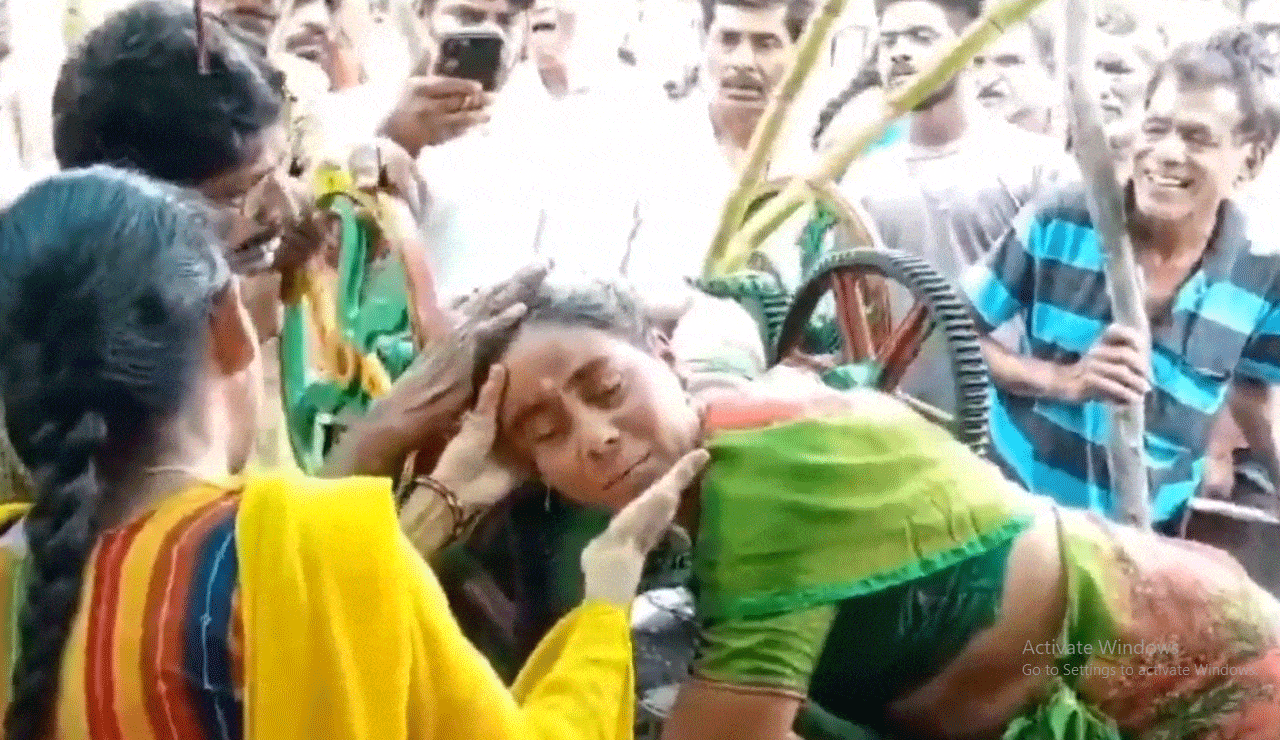 Telangana: Woman Narrowly Escapes from Sugarcane Juicer Accident in Mahabubabad District