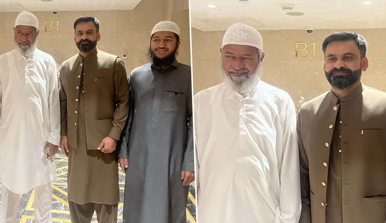 Mohammad Hafeez Faces Backlash for Meeting Fugitive Preacher Zakir Naik