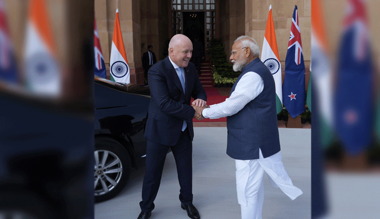 India-New Zealand Partnership Strengthened During Luxon’s Official Visit