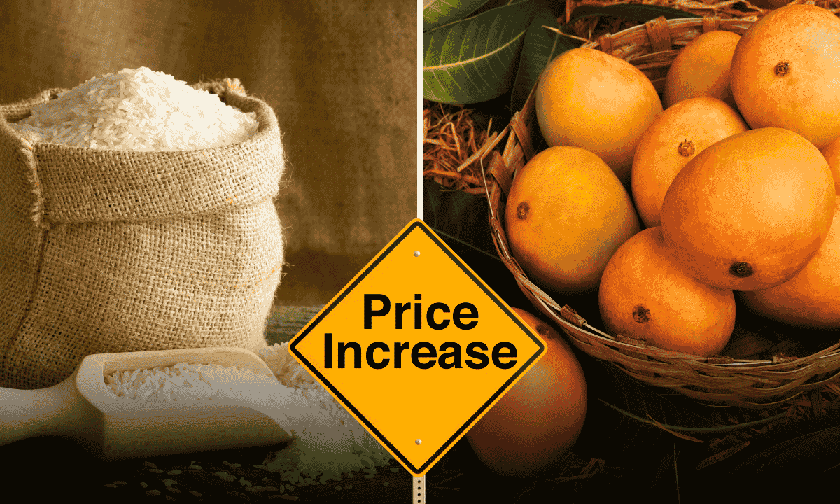 Unseasonal rains and hailstorms Causes Telangana crop loss, triggering a rise in rice and mango prices.