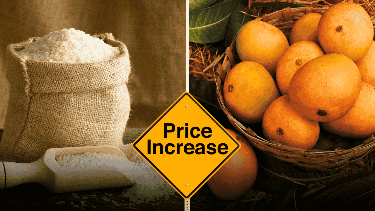 Unseasonal rains and hailstorms Causes Telangana crop loss, triggering a rise in rice and mango prices.