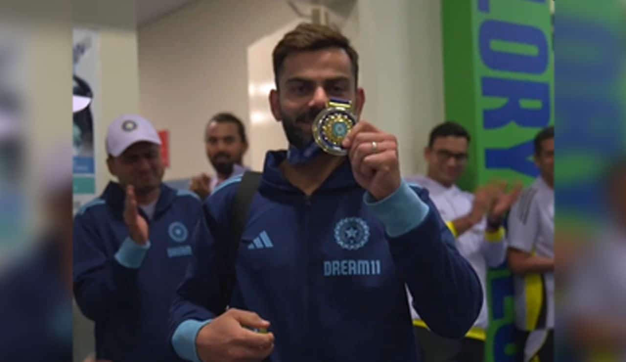 Virat Kohli Wins 'Fielder of the Match' Medal After India’s Victory Over New Zealand in Champions Trophy