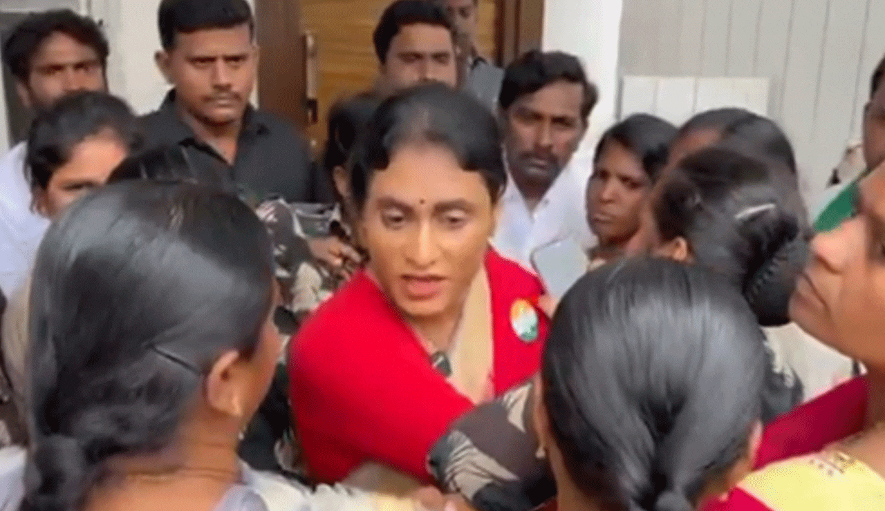 Y.S. Sharmila Placed Under House Arrest Ahead of PM Modi’s Amaravati Visit