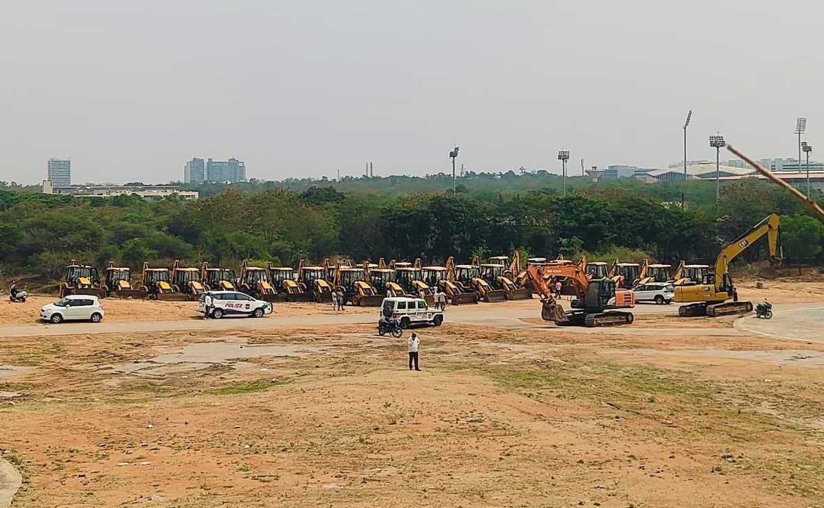 Centre Faces Criticism for Silence on Kancha Gachibowli Forest Demolition in Hyderabad