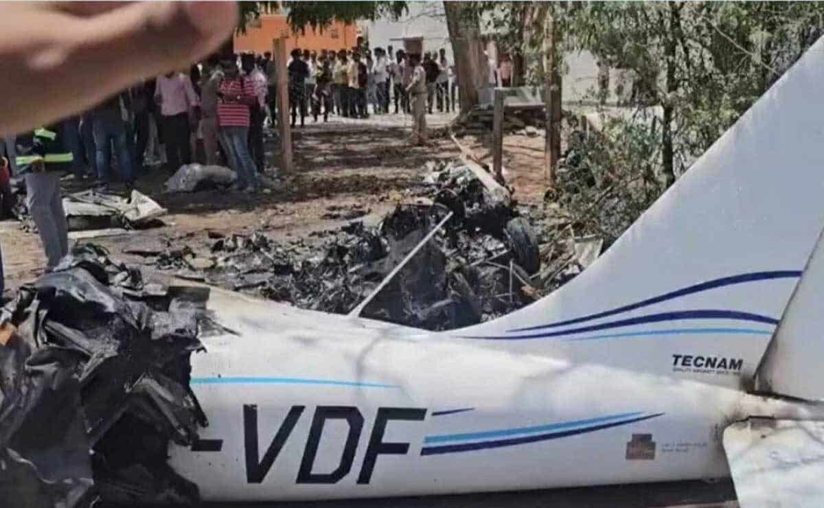 Gujarat: Trainee Pilot Dies as Training Aircraft Crashes in Amreli