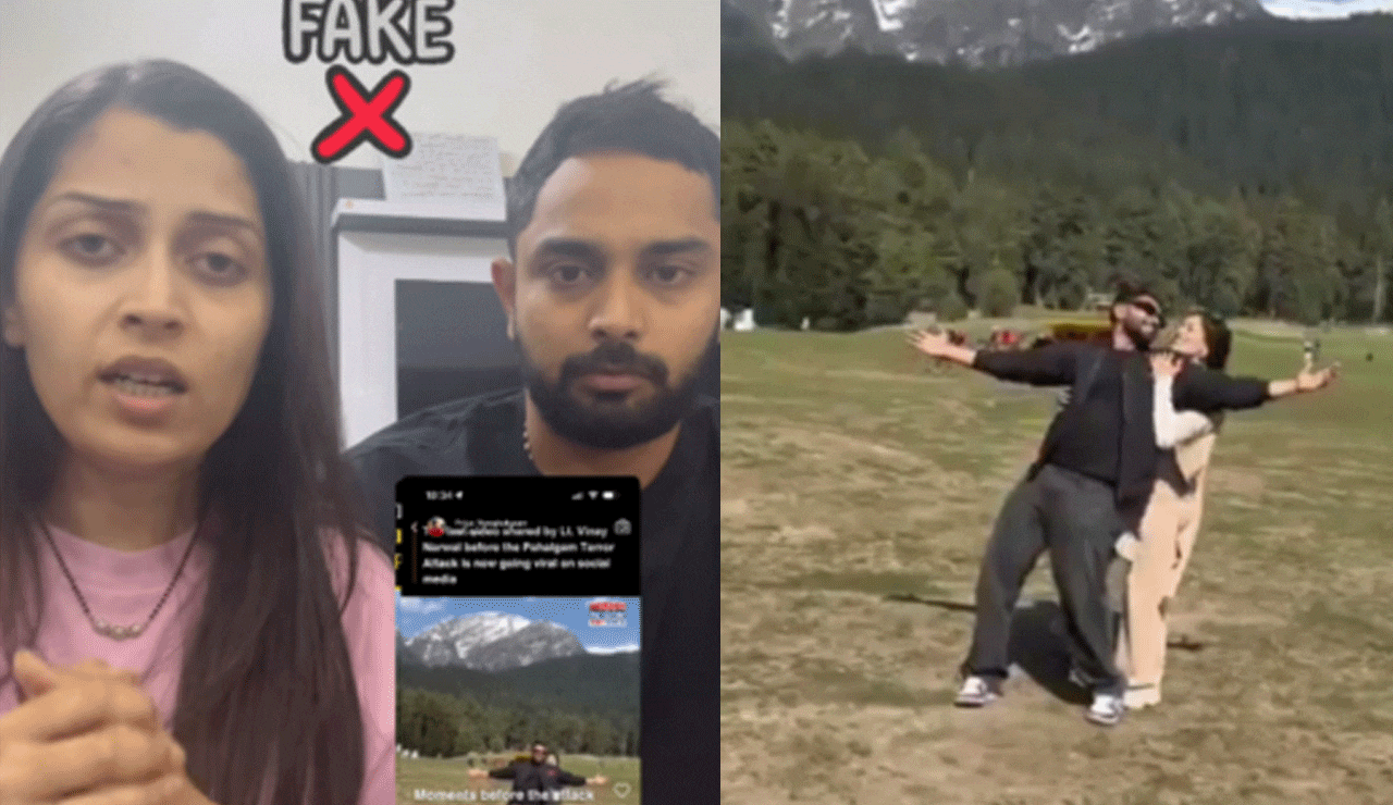 Viral Video Misidentified as Indian Navy Officer Lt. Vinay Narwal and Wife Before Pahalgam Attack, Speaks Out