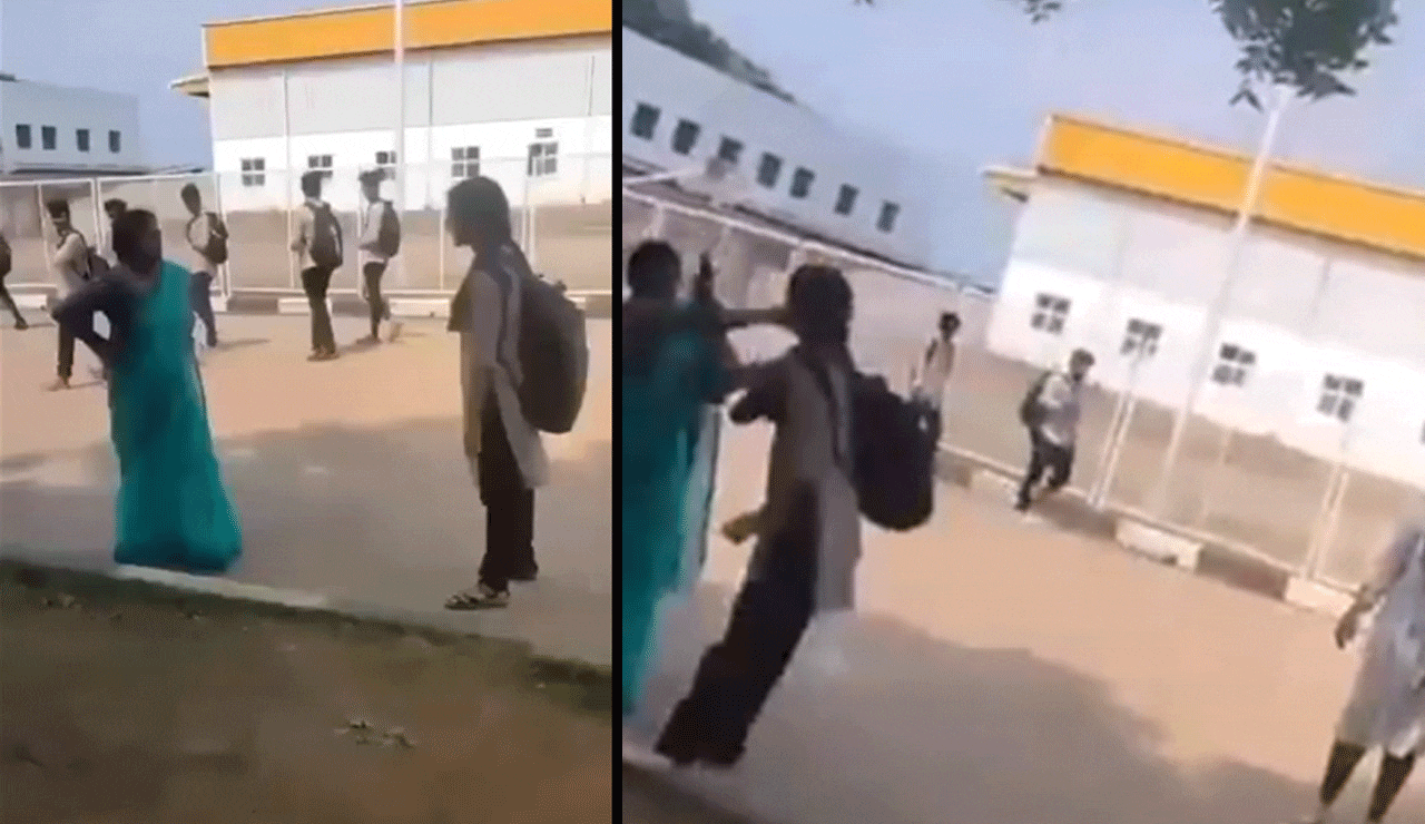 Student Attacks Teacher Over Phone Use at AP College – Shocking Video Goes Viral