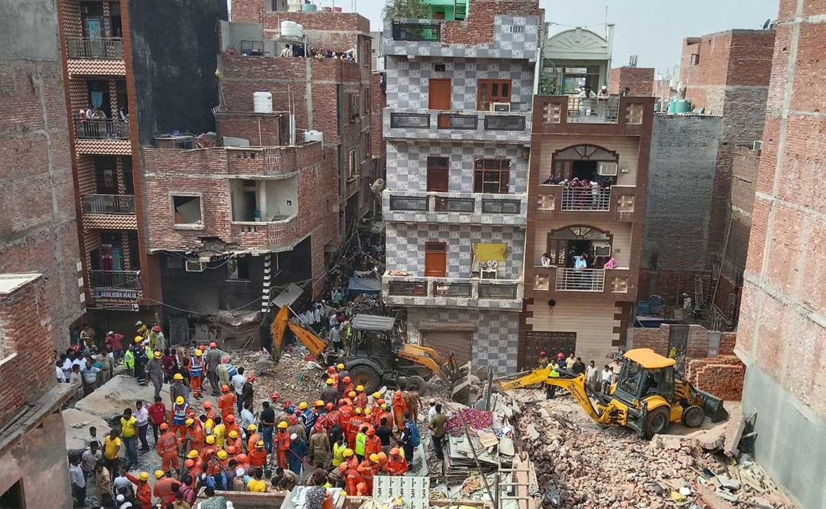 Delhi Building Collapse: 6 Dead, over 20 Injured in Dayalpur Tragedy; Rescue Operations Ongoing