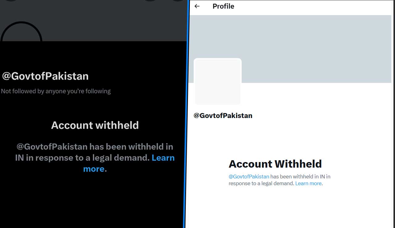 India Withholds Pakistan Govt's Official X Account Over Pahalgam Terror Attack