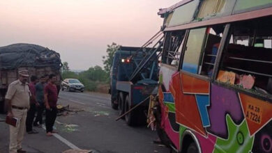 5 Killed, Including 13-Year-Old Girl, in Minibus Crash Near Nelogi Cross in Karnataka